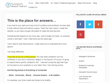 Tablet Screenshot of doctordavidclark.com